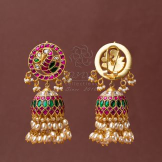 Large Bottu jhumki Earrings