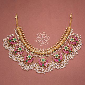 Chandbali Guttapusula Short Necklace